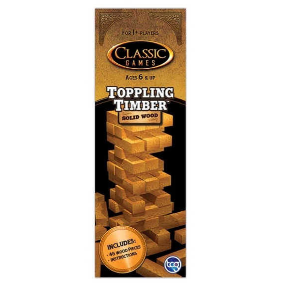 NEW Toppling Timber Solid Wood Jenga Game Age 6+ - Picture 3 of 6